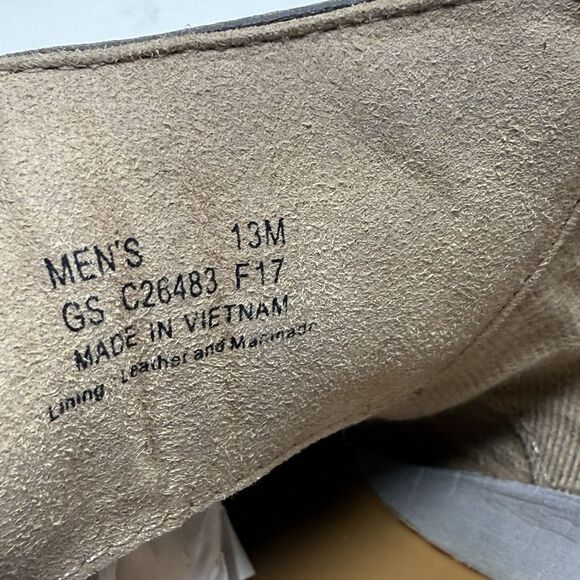 Cole Haan Original Grand Wingtip Shoes Mens 13 M Gray Leather Yellow Soles - Picture 13 of 16